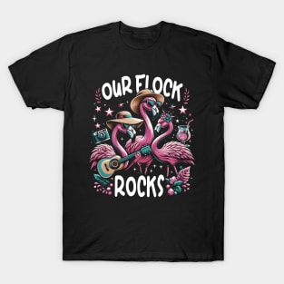 Graceful Guardians Flamingo Majesty, Ideal Tee for Nature Admirers T-Shirt